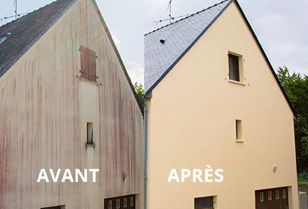 NETTOYAGE ET DÉMOUSSAGE FAÇADE - MS TOITURE 47 dans le Lot-et-Garonne (47) : nettoyage pavé, dallage, muret et terrasse. Ravalement peinture façade, boiserie, ferronnerie ...